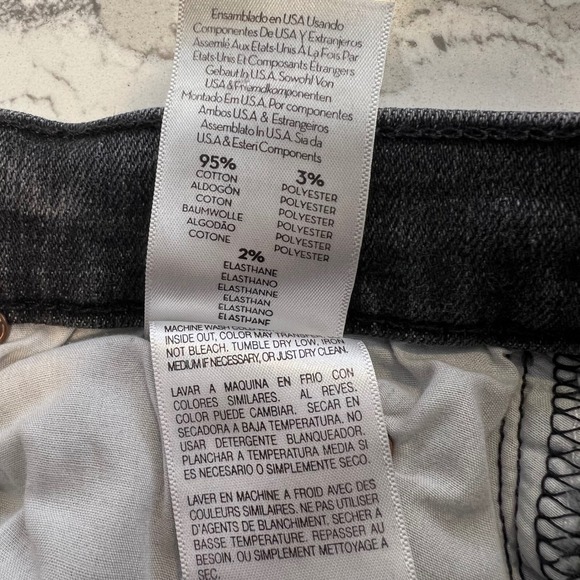 Mother The Dazzler Ankle Stargazing Jeans Dark Wash Mid Rise Straight Leg Sz 25 - Picture 3 of 10